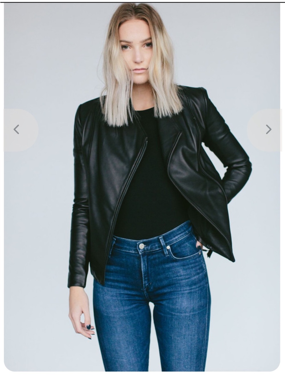 Mackage Cleo Black Leather Jacket